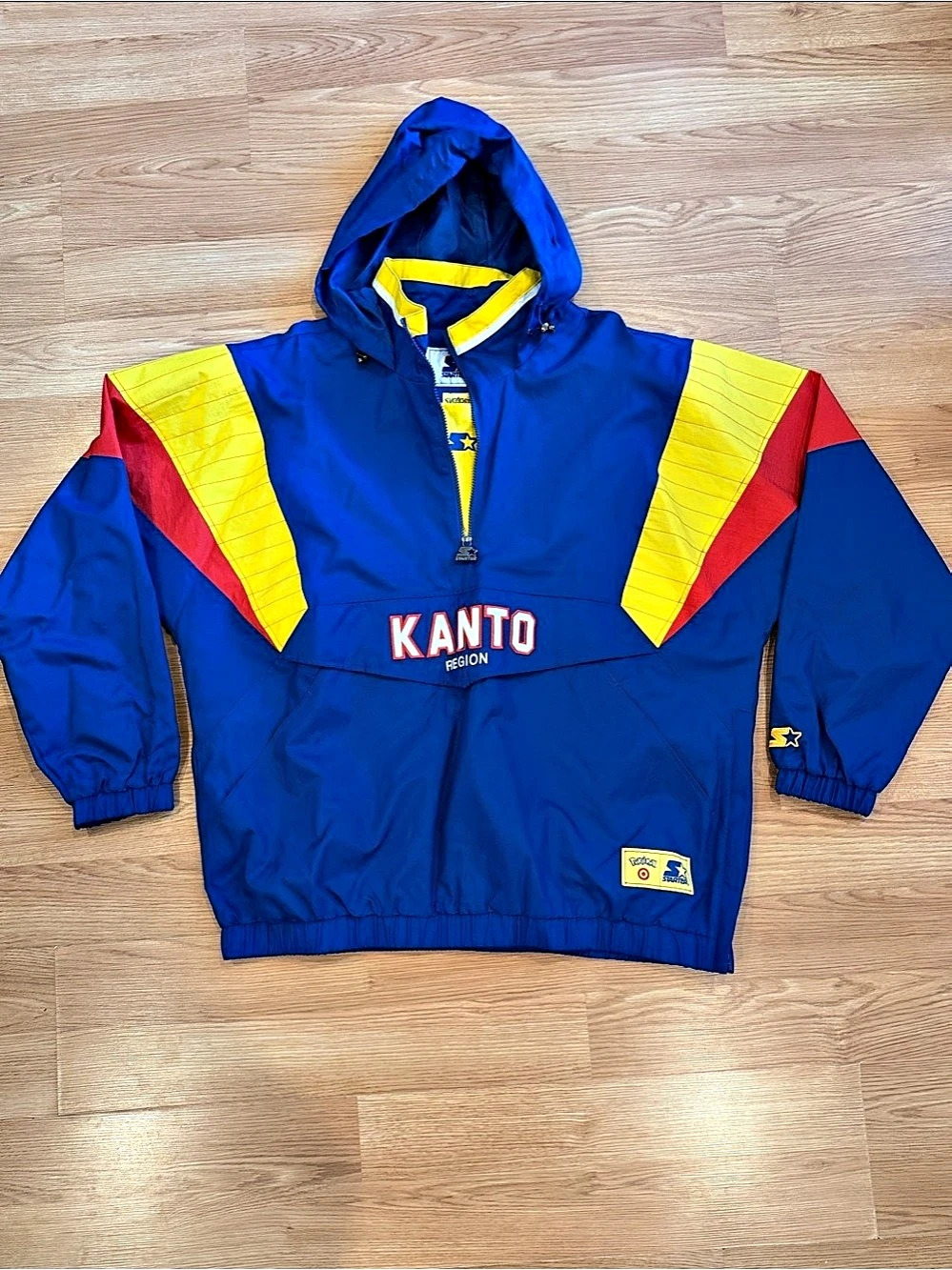 Target x Pokémon Kanto Color Block Windbreaker Jacket XXL NWT